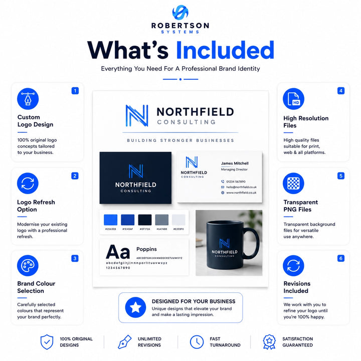 Promotional graphic for Robertson Systems&